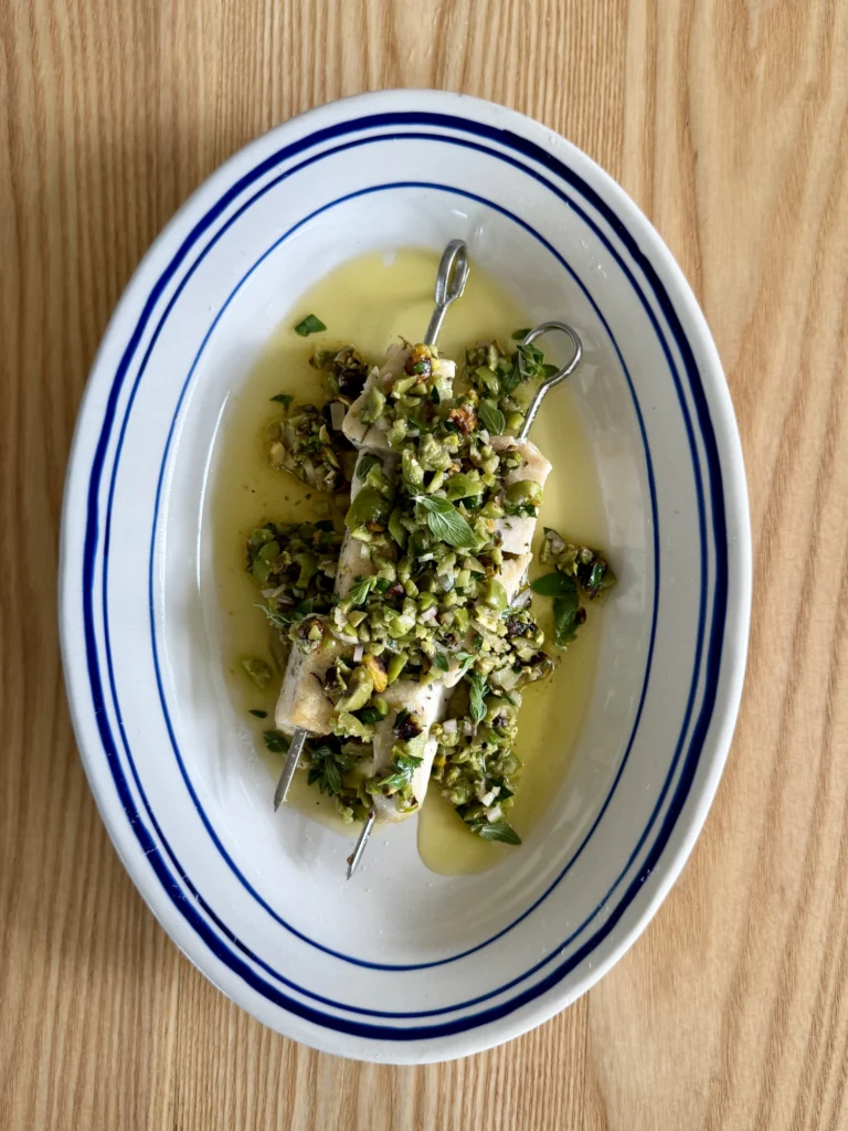 Swordfish skewers
